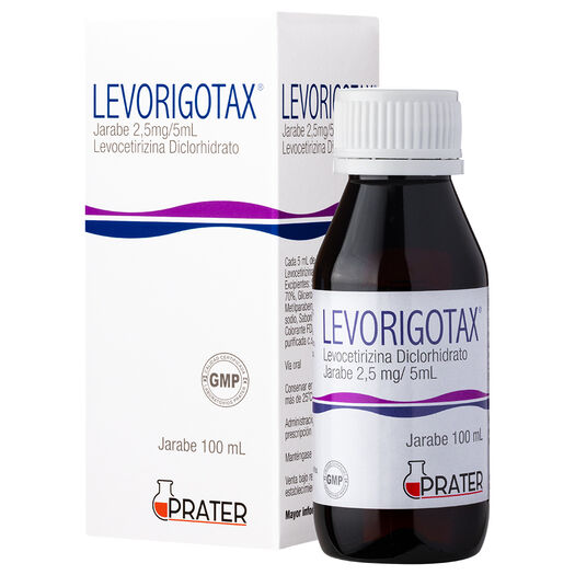LEVORIGOTAX JARABE 2,5MG/5ML X 100 ML