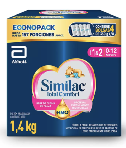SIMILAC TOTAL COMFORT 1&2 PVO X 1.400 GR