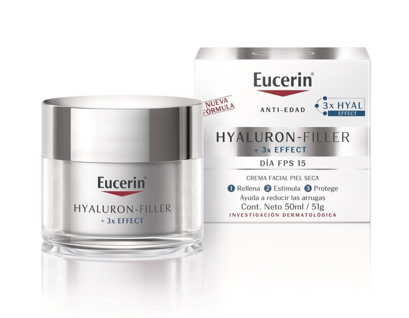 EUCERIN CREMA HYALURON-FILLER 3X EFFECT DIA X 50 GR