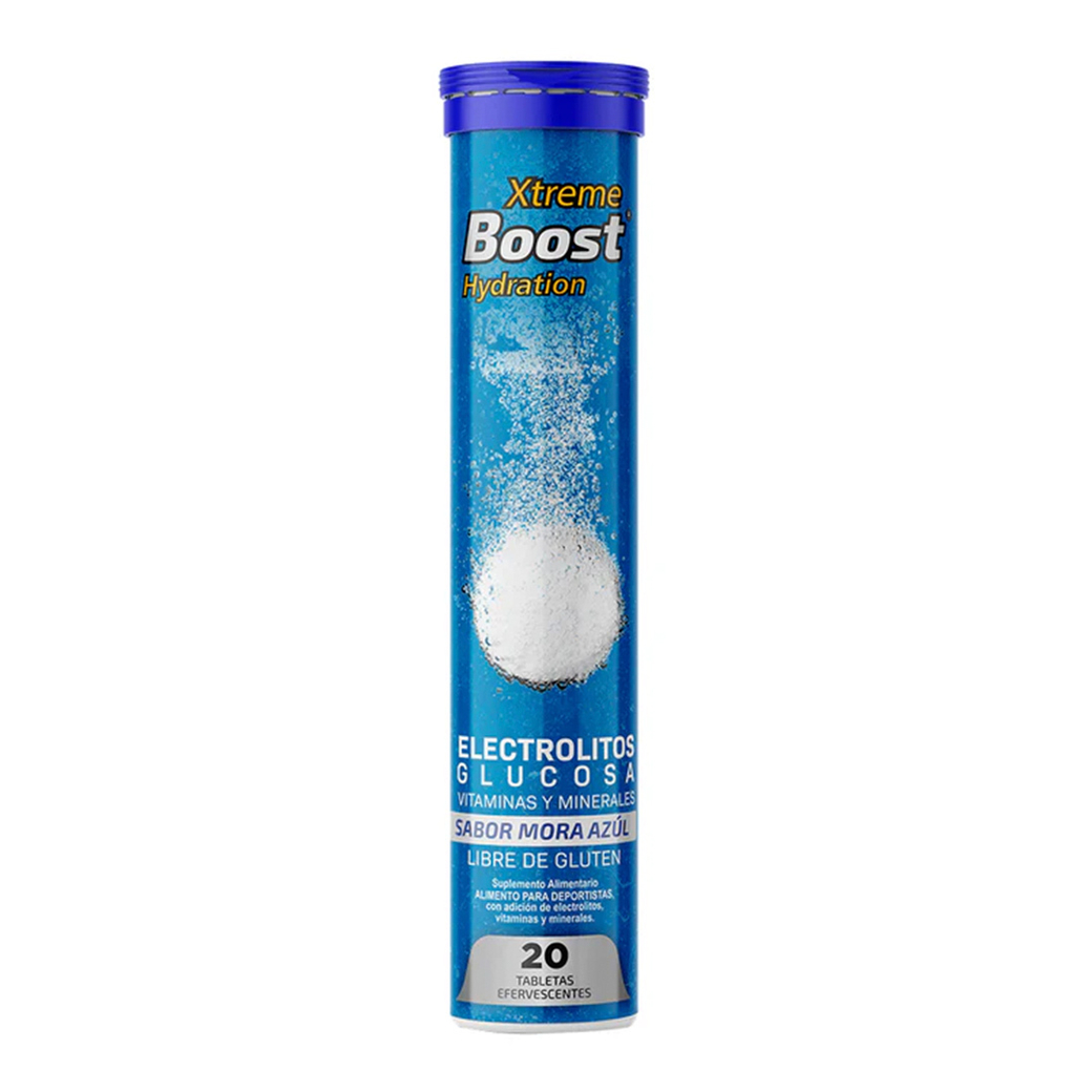 XTREME BOOST HYDRATION VITAENERGY TAB EFE X 20 MORA AZUL