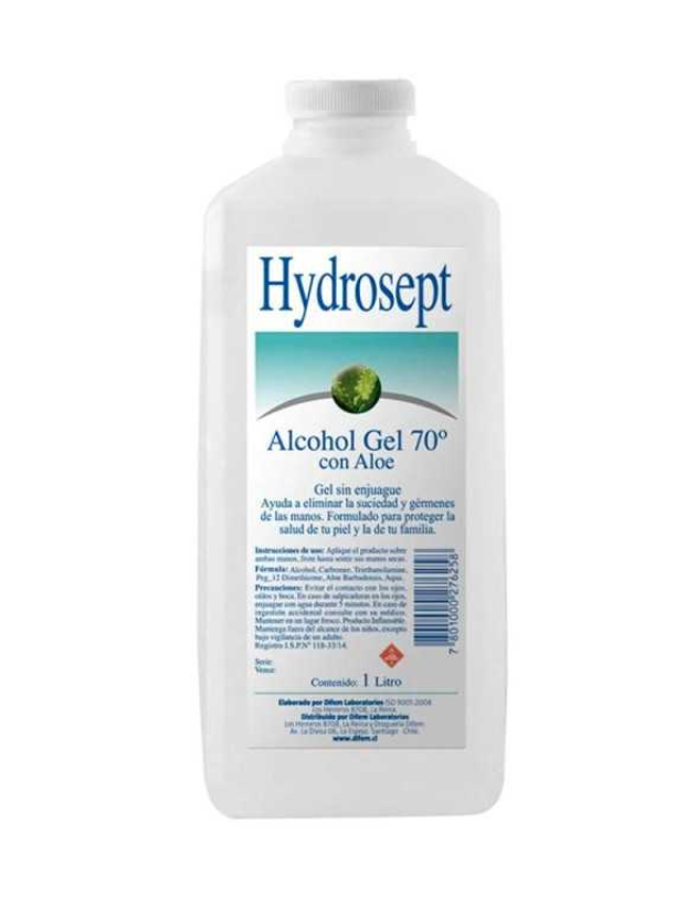 ALCOHOL GEL HIDROSEC X 1000 ML