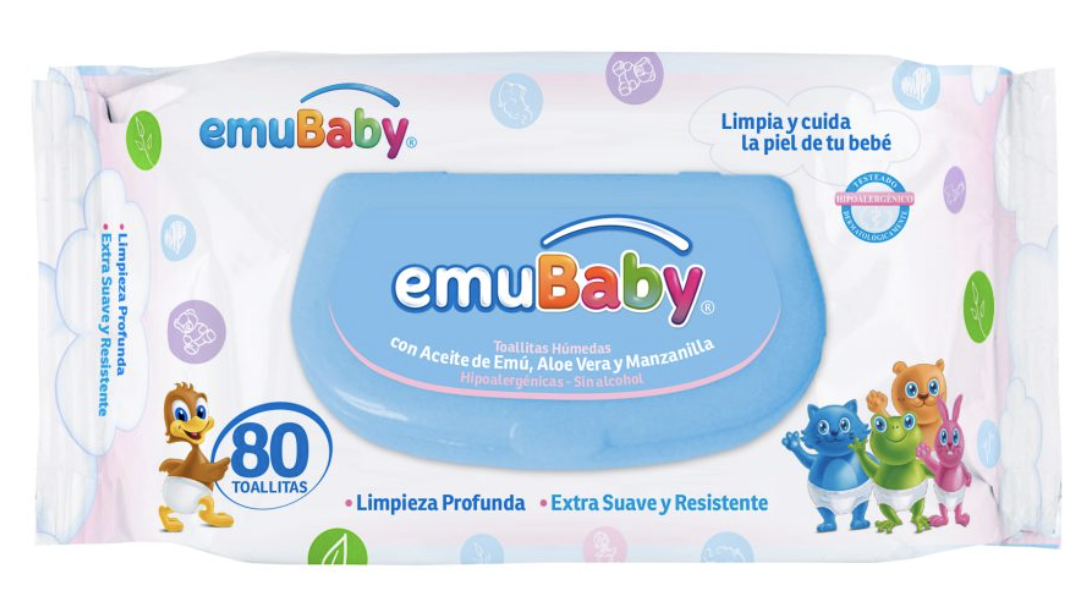 EMUBABY TOA HUMEDA X 80 UND