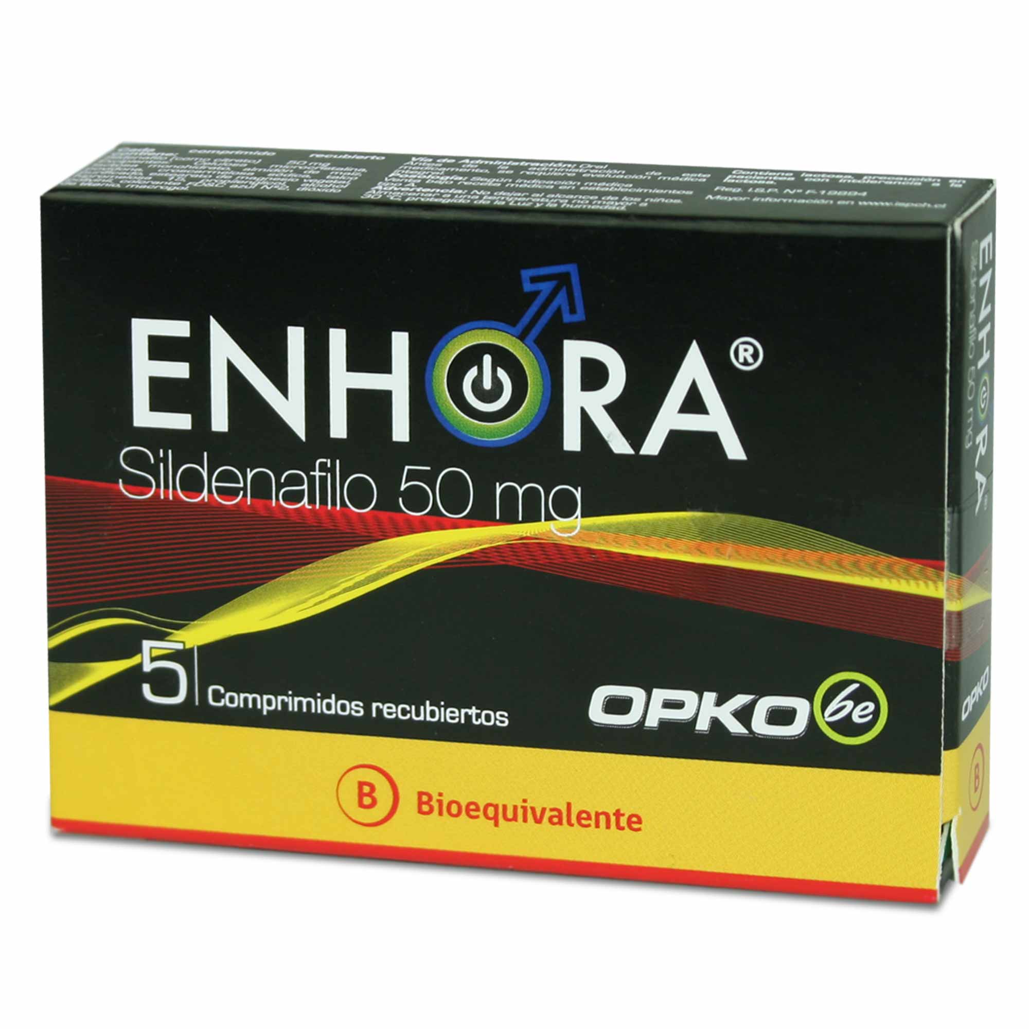 ENHORA COM  50 MG X  5 OPKO (BE) (SILDENAFIL)