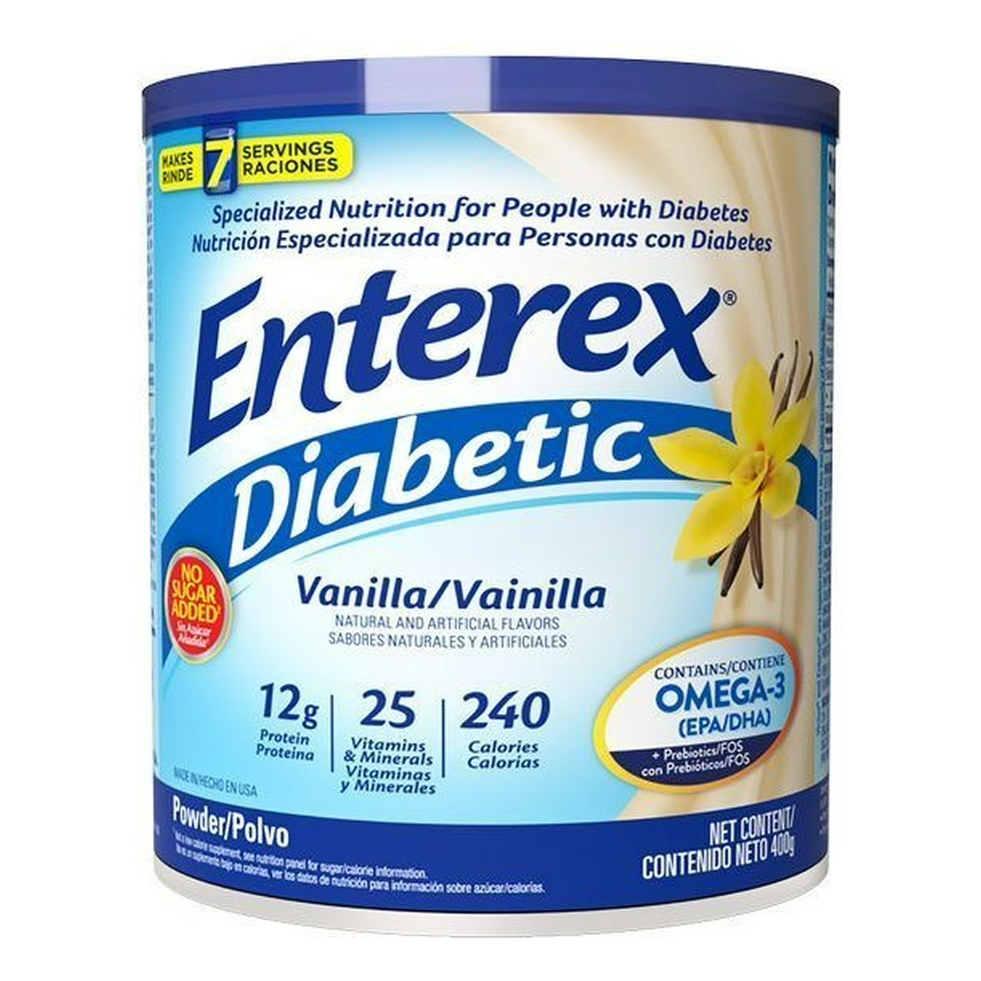 ENTEREX DIABETIC POLVO X 400 GR