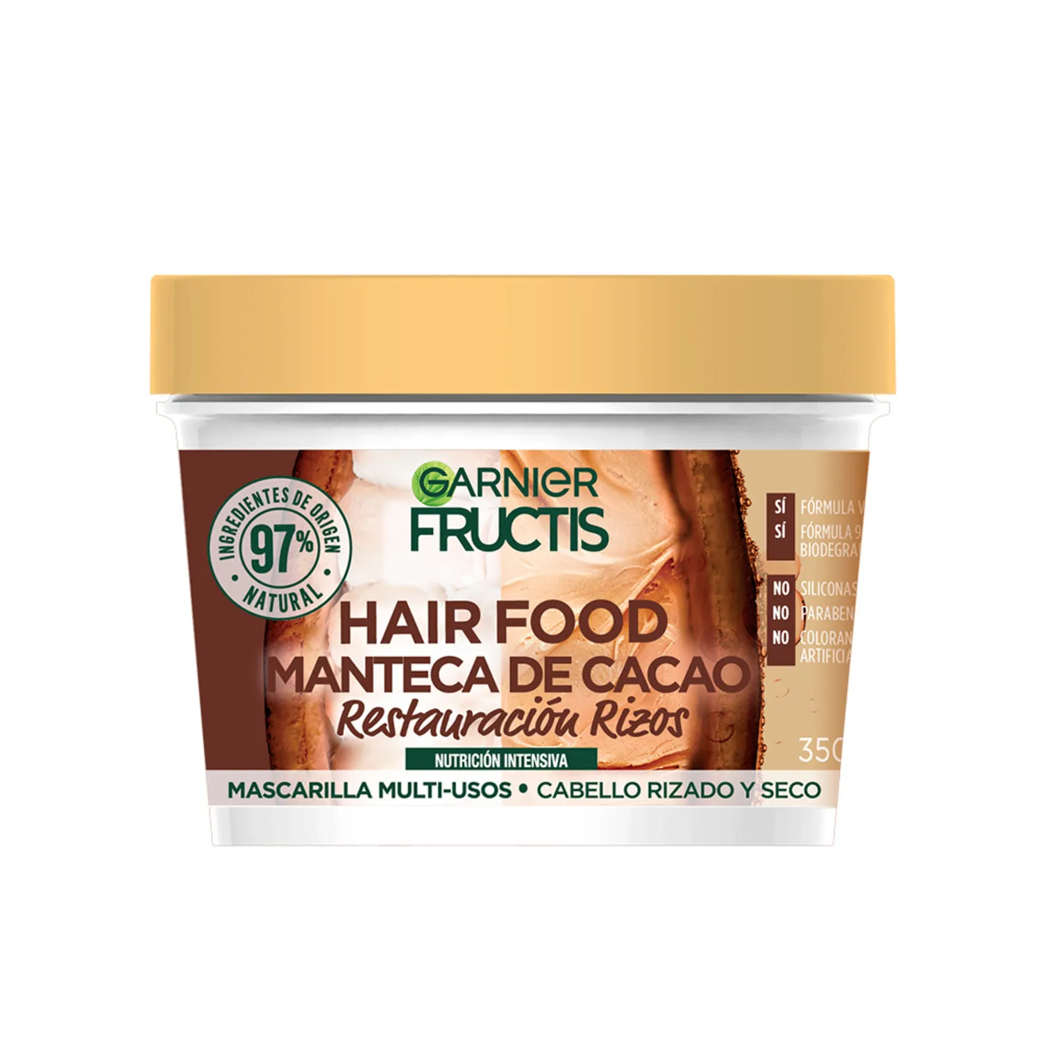 FRUCTIS TRATAMIENTO HAIR FOOD CACAO X 350 ML