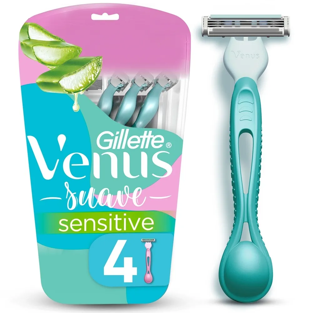 GILLETTE VENUS MAQUINA SIMPLY 3 SENSITIVE X 4 UND