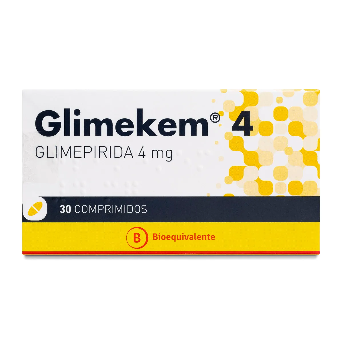 GLIMEKEM COM 4 MG X 30