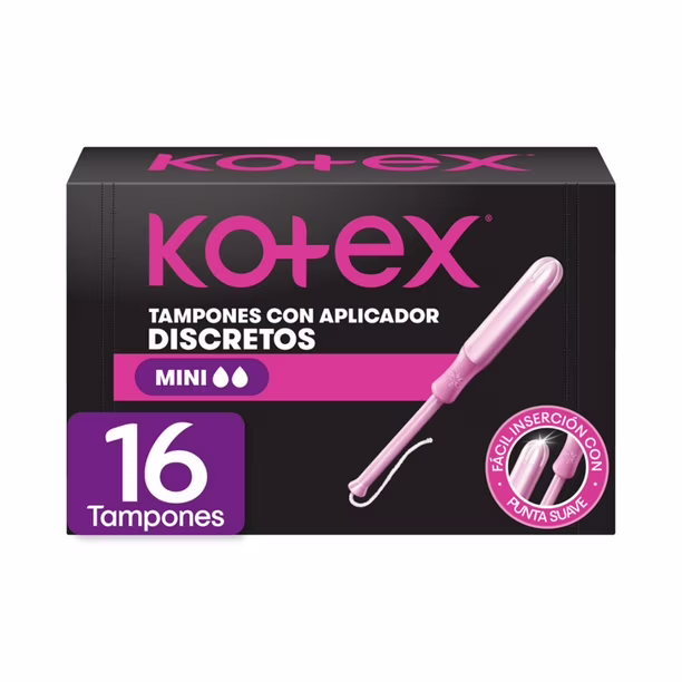 KOTEX TAMPON CON APLICADOR MINI X 16