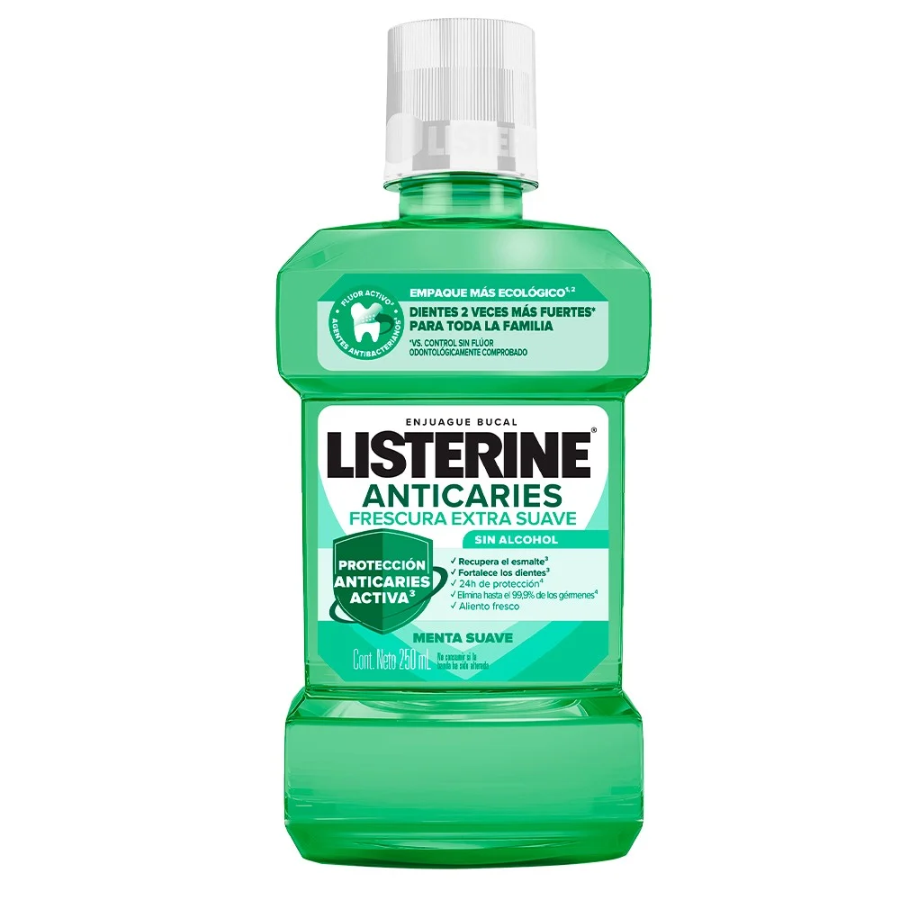 LISTERINE ANTICARIES ZERO ENJ X 250 ML