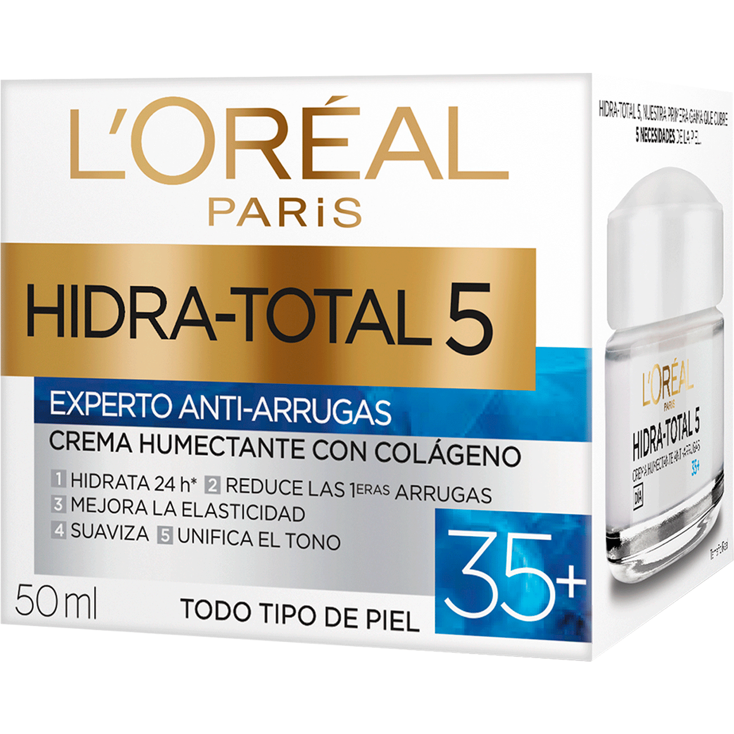 LOREAL CREMA HIDRA FPS 35+ TOTAL5 ANTIARRUGAS X 50 ML