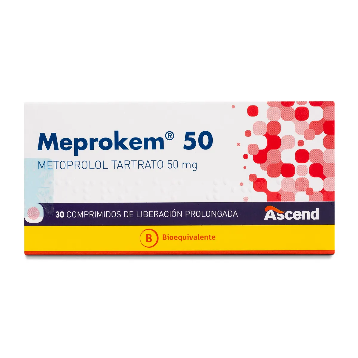 MEPROKEM LP COM 50 MG X 30