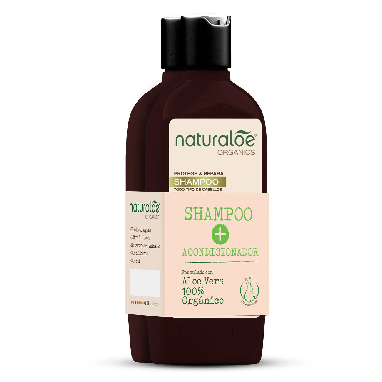 NATURALOE PACK SHAMPOO Y ACO ALOE + ARGAN X 350 ML