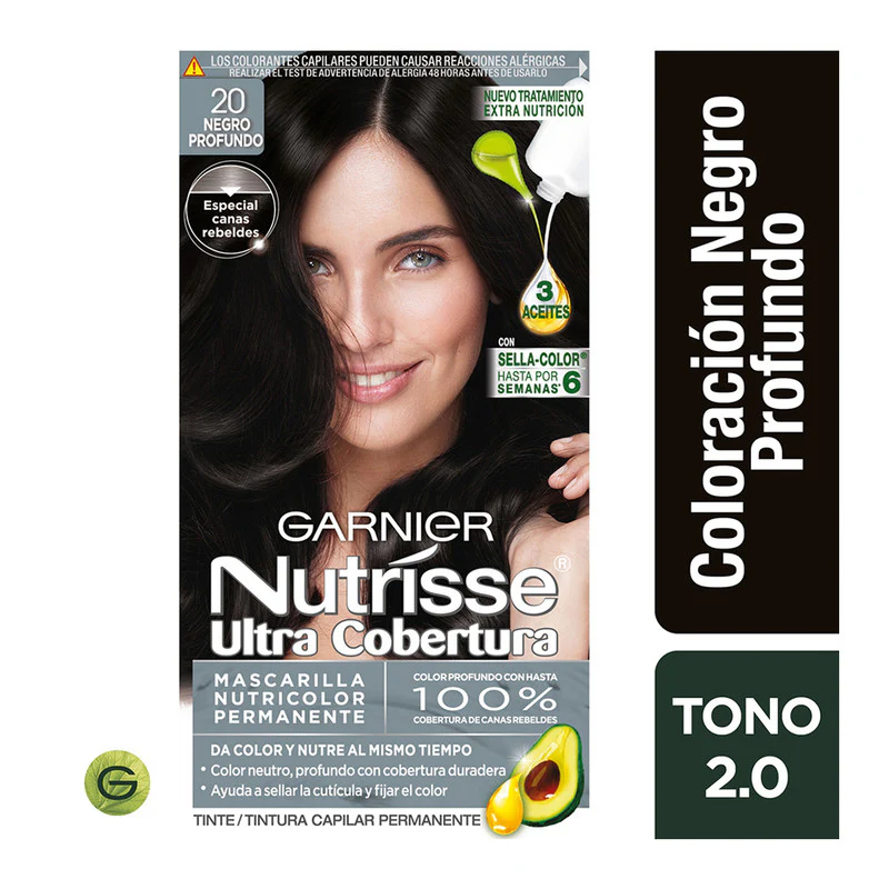 NUTRISSE ULTRA COBERTURA N 2.0 NEGR CL PROF