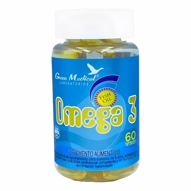 OMEGA 3 CAP BLA X 60 GREEN MED