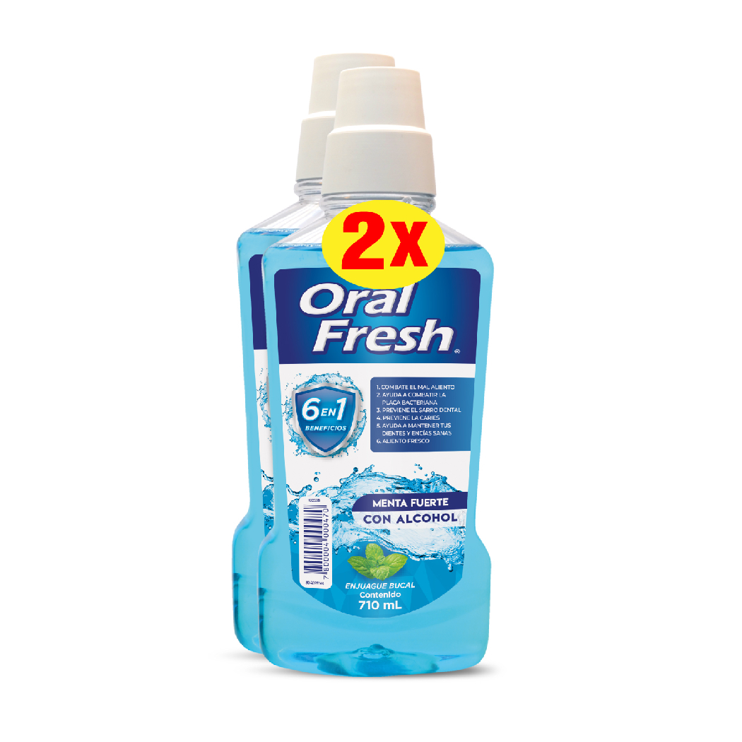ORALFRESH ENJ FTE X 710 ML + 710 ML PACK