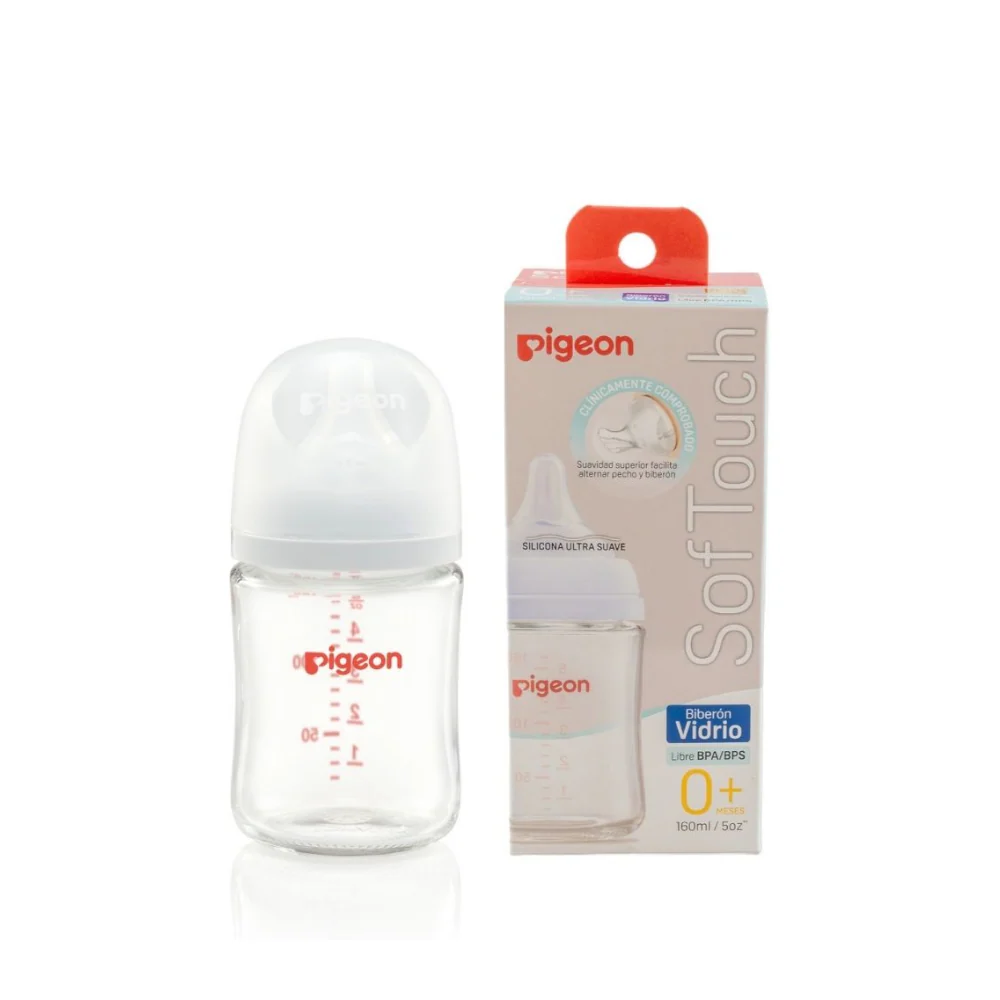 PIGEON BIBERON VIDRIO SOFTOUCH X 160 ML