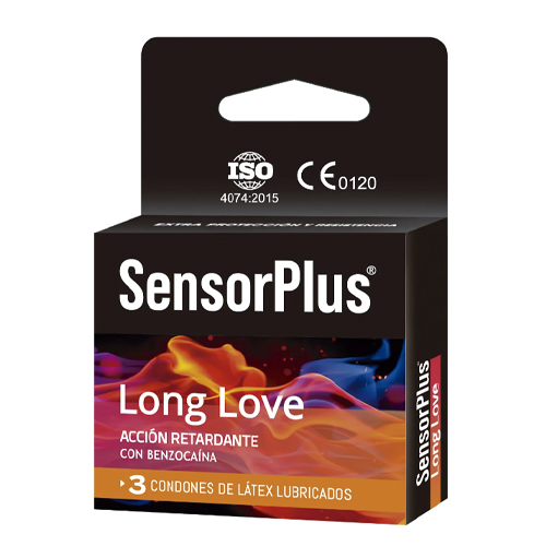 PRESERV SENSOR PLUS LONG LOVE X 3 (DM)