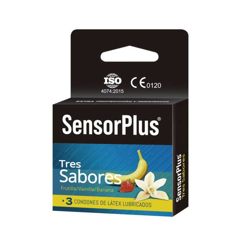 PRESERV SENSOR PLUS 3 SABORES X 3 (DM)