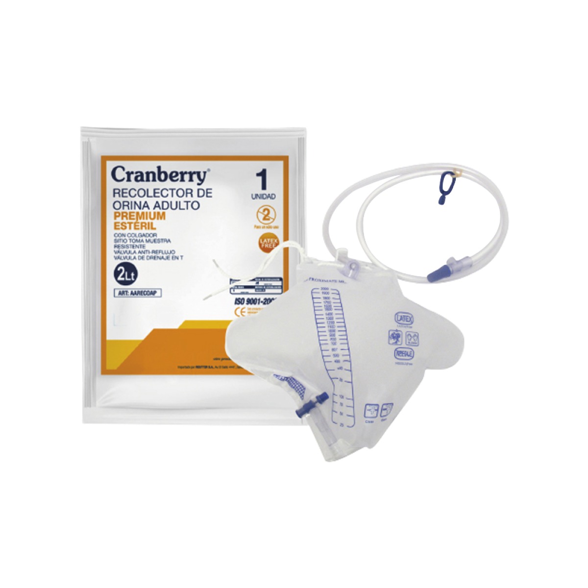 RECOLECTOR ORINA ADULTO 2 LT PREMIUM REUTTER (DM)