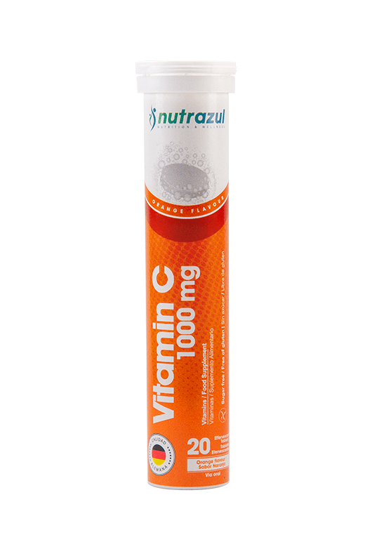 VITAMINA C TAB EFE NARANJA 1000 MG X 20 NUTRAZUL