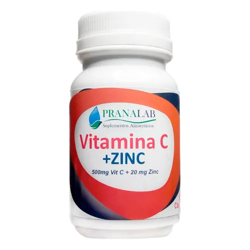VITAMINA C + ZINC CAP X 60 PRANALAB