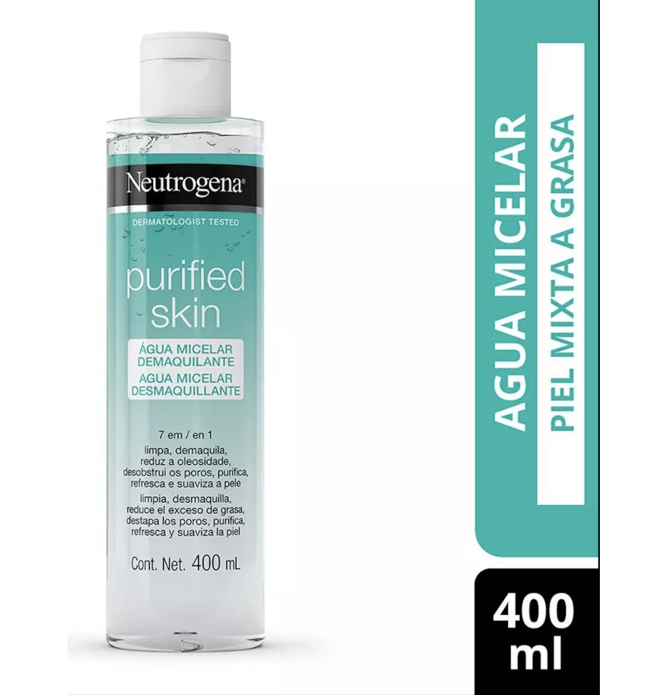 NEUTROGENA AGUA MICELAR PURIFIED SKIN 7 EN 1 200ML