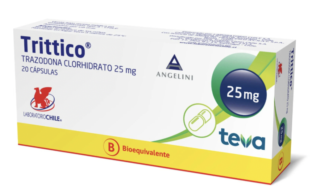TRITTICO CAP 25 MG X 20