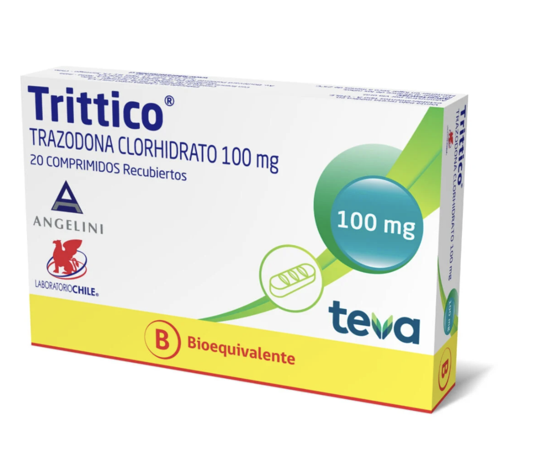 TRITTICO COMPRIMIDOS RECUBIERTOS 100 MG X 20