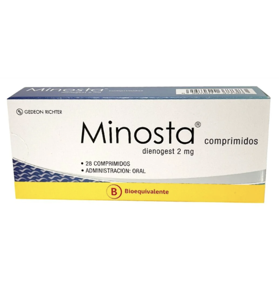 MINOSTA 2 MG COM X 28