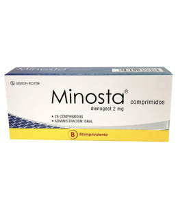 MINOSTA 2 MG COM X 28