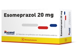 ESOMEPRAZOL 20 MG X 30 CÁPSULAS CON GRÁNULOS CON RECUBRIMIENTO ENTÉRICO