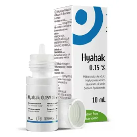 HYABAK SOL OFT 0,15% X 10 ML (DM)