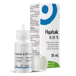 HYABAK SOLUCION OFTALMICA 0,15% X 10 ML 