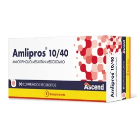 AMLIPROS COM 10/40 MG X 30