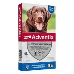 ADVANTIX PIPETA PERRO 25-40K X 4 ML