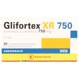 GLIFORTEX XR COM  750 MG X 30