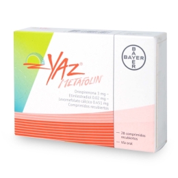 YAZ METAFOLIN COM X 28