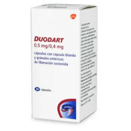 DUODART X 30 CÁPSULA BLANDA Y GRÁNULOS ENTÉRICOS DE LIBERACIÓN SOSTENIDA