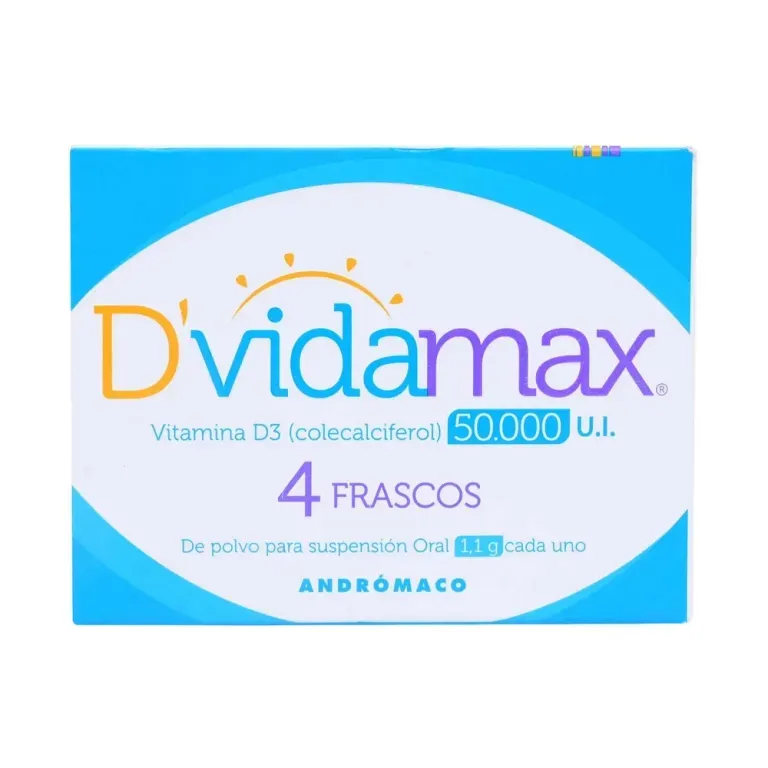 DVIDAMAX SBR PVO SUS ORAL 50.000 UI X 4