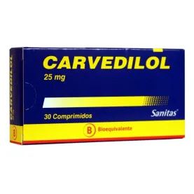 CARVEDILOL COM 25 MG X 30...