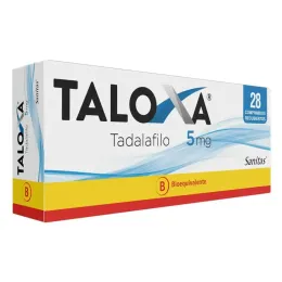 TALOXA COM 5 MG 28 (TADALAFILO)