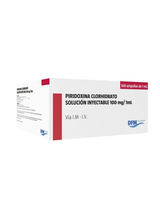 PIRIDOXINA AMP 100MG/ML X 100 DIFEM (EC)