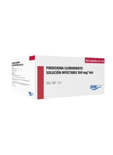 PIRIDOXINA AMP 100MG/ML X 100 DIFEM (EC)