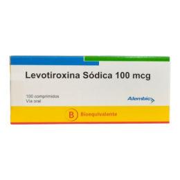 LEVOTIROXINA COM 100 MCG X 100 ALEMBIC (BE)