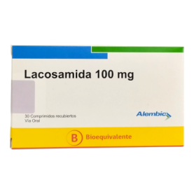 LACOSAMIDA COM REC 100 MG X...