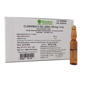 CLONIXINATO DE LISINA AMP...