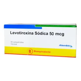 LEVOTIROXINA 50 MCG X 50 COMPRIMIDOS