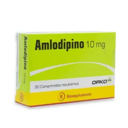 AMLODIPINO COM 10 MG X 30 OPKO