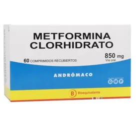 METFORMINA COM 850 MG X 60 AND
