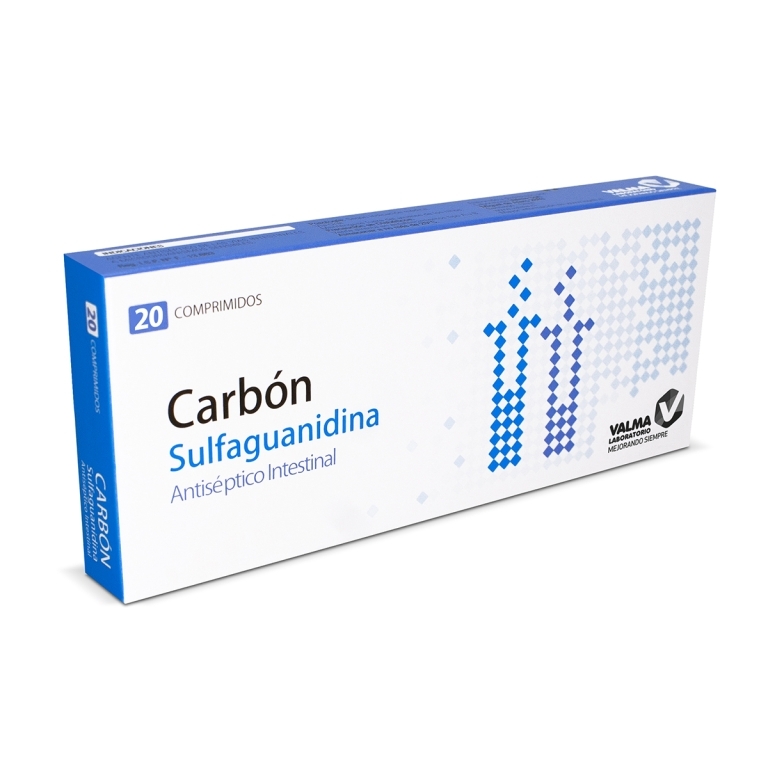 CARBON SULFAGUANIDINA COM X 20 VALMA